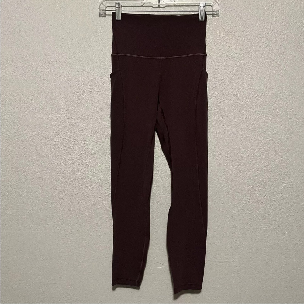 lululemon Align High-Rise Pant with Pockets 25" Size 4 Purple Ash MSRP $128